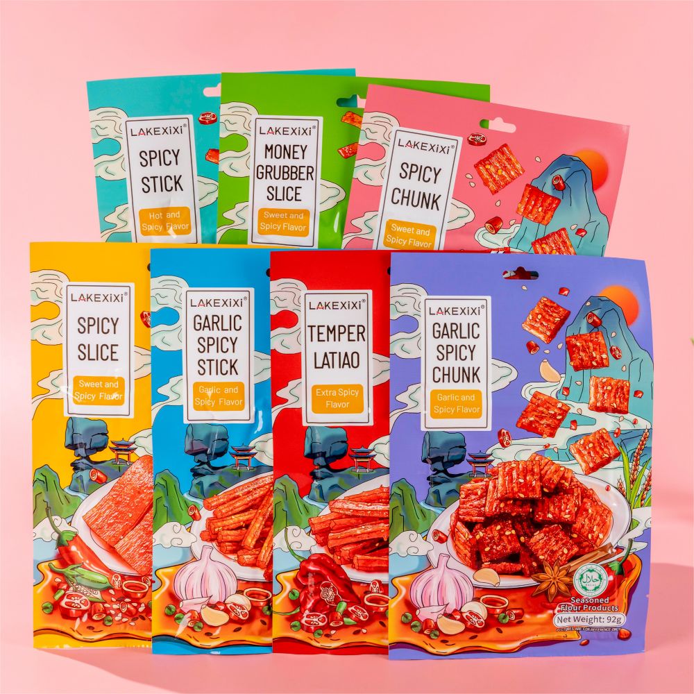 92g Traditional Money Grubber Slice - HALAL ISO22000, non-fried vacuum packaging, savory & spicy OEM snack