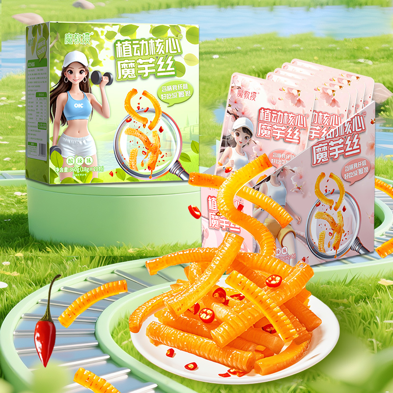 Konjac Snack Latiao 360g box