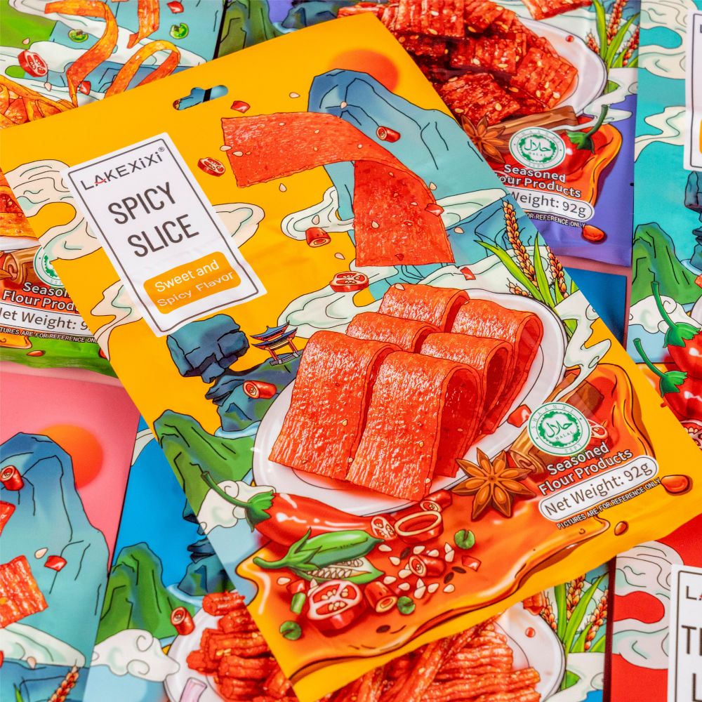 92g Traditional Sweet Spicy Slice OEM Custom Packaging